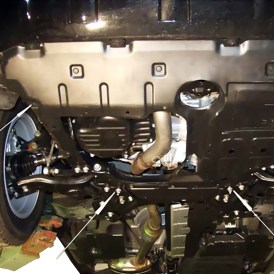 Unterfahrschutz Motor und Getriebe 3mm Aluminium Toyota RAV4 Hybrid 2013 bis 2016 2.jpg